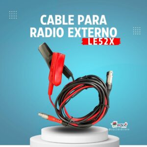 Cable para radio externo